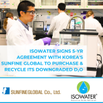 Isowater Signs Five-Year Agreement