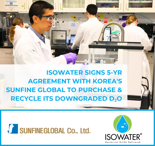 Isowater Signs Five-Year Agreement